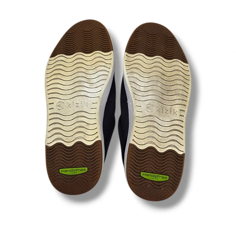 Kizik Prague Sneakers Womens 6 Blue Hands‎ Free Canvas
